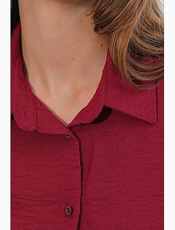 Chemise à manches longues brodée avec fermeture à boutons bdart
