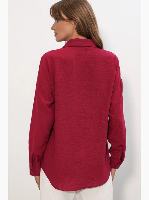 Chemise à manches longues brodée avec fermeture à boutons bdart - Kiabi Chemise à manches longues brodée avec fermeture à boutons bdart - Kiabi