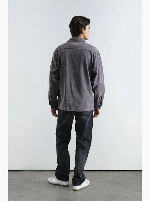 Chemise à manches longues brodée, coupe classique giesto - Kiabi