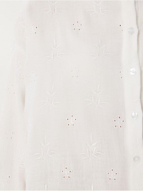 Chemise à manches longues brodée texturée avec fermeture boutonnée istanbul - Kiabi Chemise à manches longues brodée texturée avec fermeture boutonnée istanbul - Kiabi