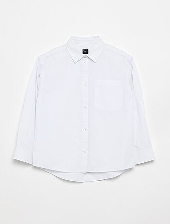 Chemise à manches longues en coton