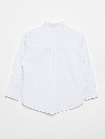 Chemise à manches longues en coton