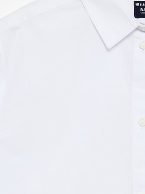 Chemise à manches longues en coton - Kiabi
