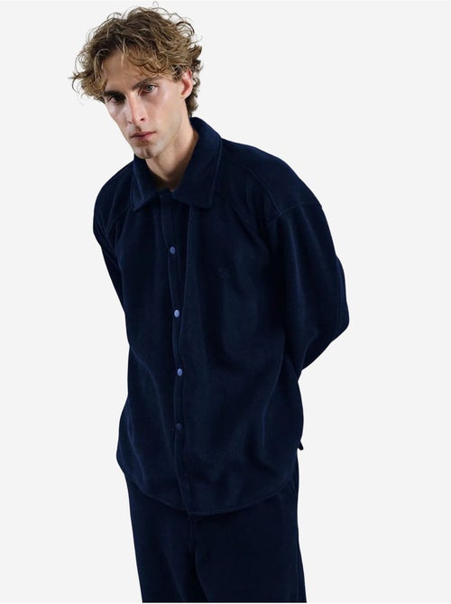 Chemise à manches longues en maille texturée avec fermeture boutonnée giesto - Kiabi Chemise à manches longues en maille texturée avec fermeture boutonnée giesto - Kiabi