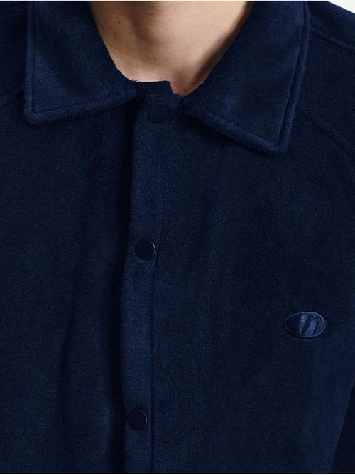 Chemise à manches longues en maille texturée avec fermeture boutonnée giesto - Kiabi Chemise à manches longues en maille texturée avec fermeture boutonnée giesto - Kiabi