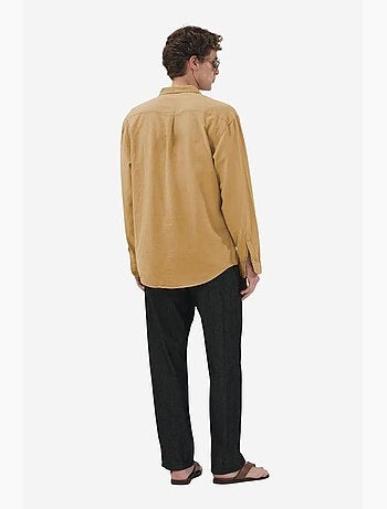 Chemise à manches longues en popeline de coton giesto
