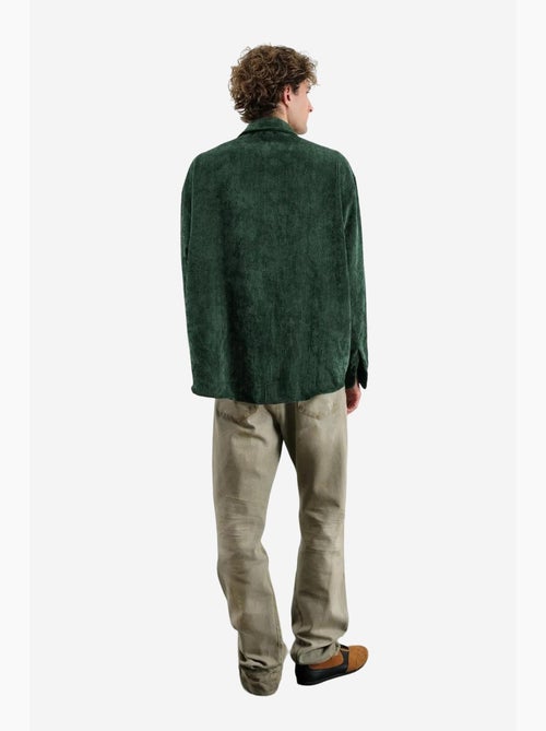 Chemise à manches longues oversize texturée giesto - Kiabi Chemise à manches longues oversize texturée giesto - Kiabi