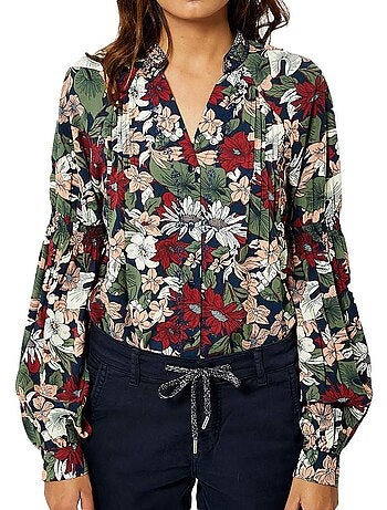 Chemise à Motifs Femme Kaporal