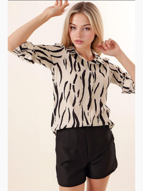 Chemise à motifs graphiques bdart - Kiabi Chemise à motifs graphiques bdart - Kiabi