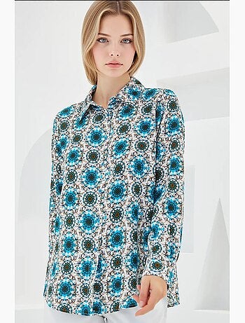 Chemise à motifs graphiques bdart