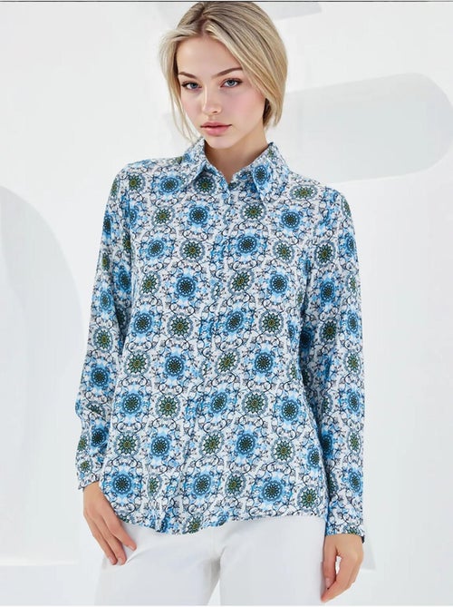 Chemise à motifs graphiques bdart - Kiabi