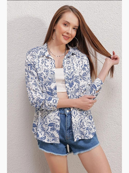 Chemise à motifs graphiques bdart - Kiabi Chemise à motifs graphiques bdart - Kiabi