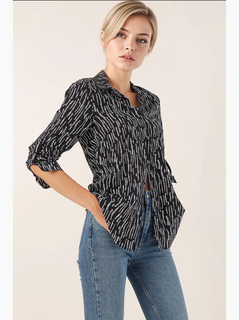 Chemise à motifs graphiques bdart Gris - Kiabi