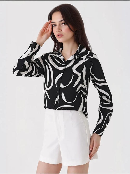 Chemise à motifs graphiques bdart - Kiabi Chemise à motifs graphiques bdart - Kiabi