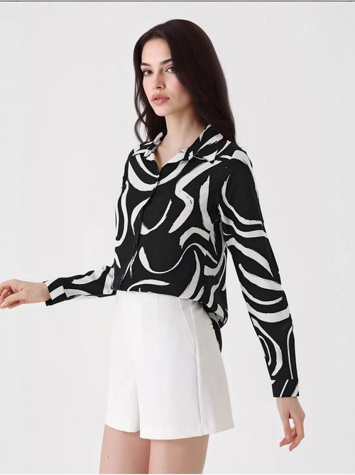 Chemise à motifs graphiques bdart - Kiabi Chemise à motifs graphiques bdart - Kiabi