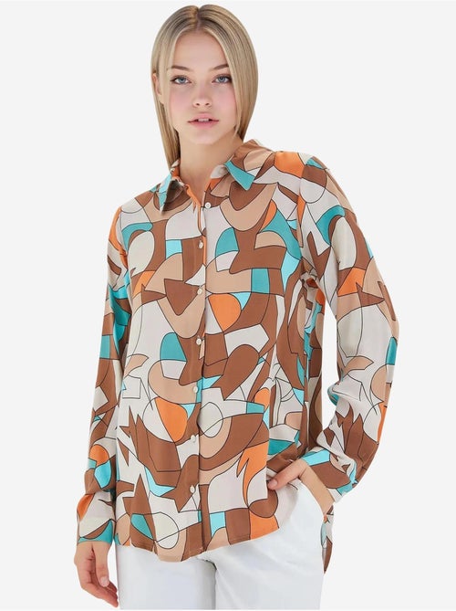 Chemise à motifs graphiques bdart - Kiabi Chemise à motifs graphiques bdart - Kiabi