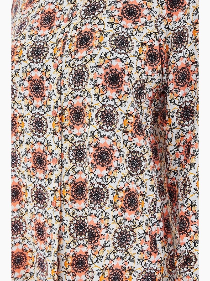Chemise à motifs graphiques bdart Orange - Kiabi