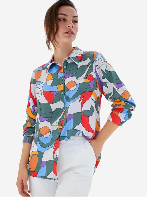 Chemise à motifs graphiques bdart - Kiabi Chemise à motifs graphiques bdart - Kiabi