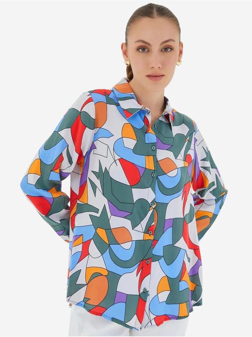 Chemise à motifs graphiques bdart - Kiabi Chemise à motifs graphiques bdart - Kiabi