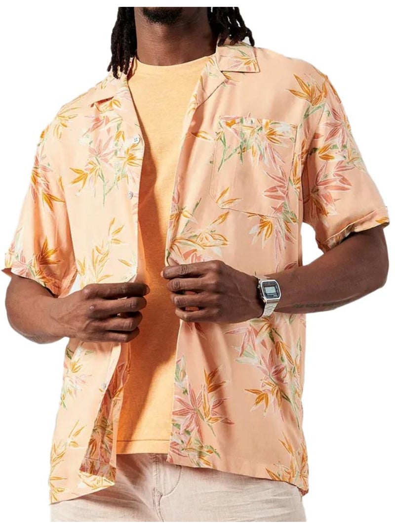 Chemise à Motifs Homme Kaporal Orange - Kiabi