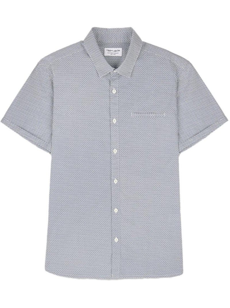 Chemise à Motifs Homme Teddy Smith Cut Bleu - Kiabi
