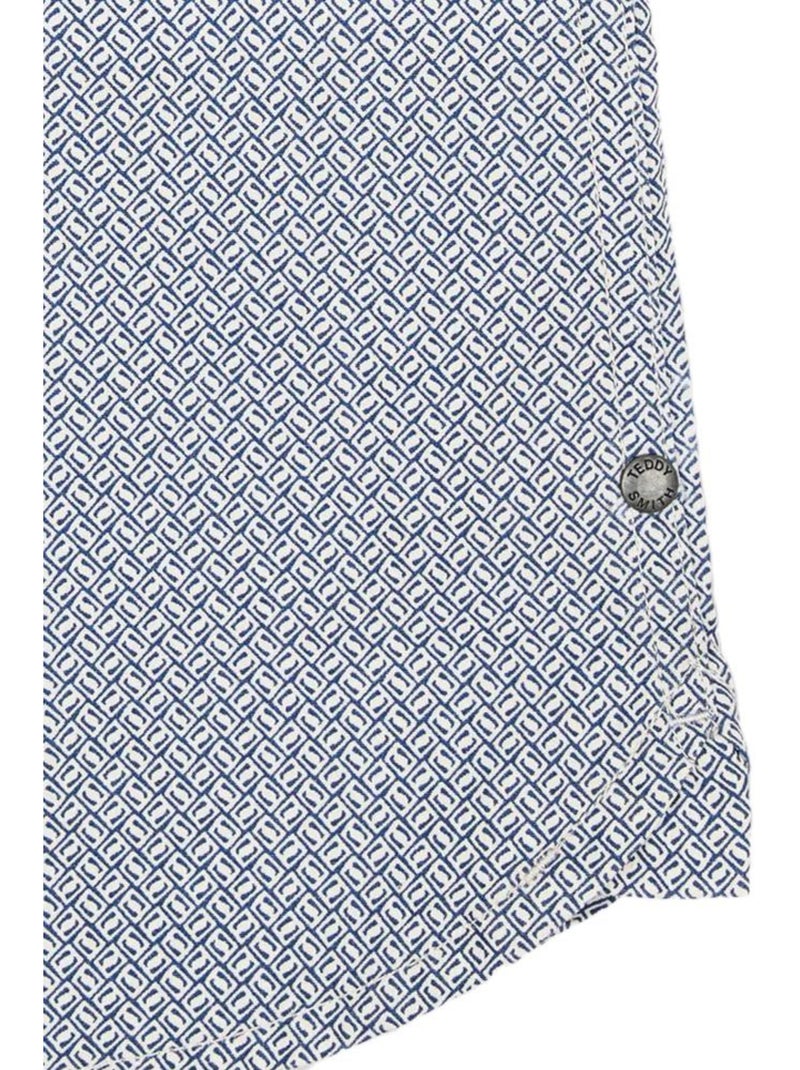 Chemise à Motifs Homme Teddy Smith Cut Bleu - Kiabi