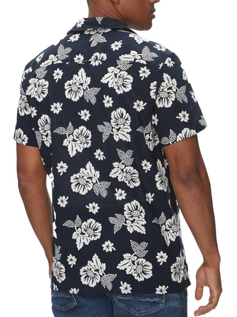 Chemise à Motifs Homme Tommy Hilfiger Bleu marine - Kiabi
