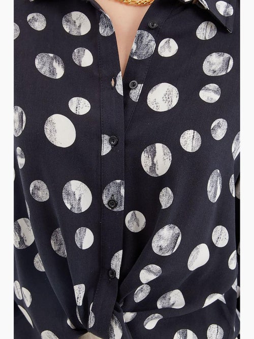 Chemise à motifs nouée devant bdart - Kiabi