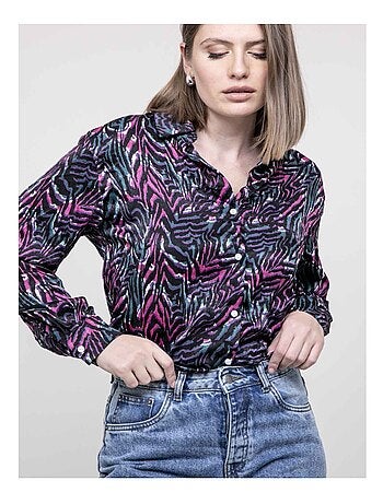 Chemise à motifs ORIANE
