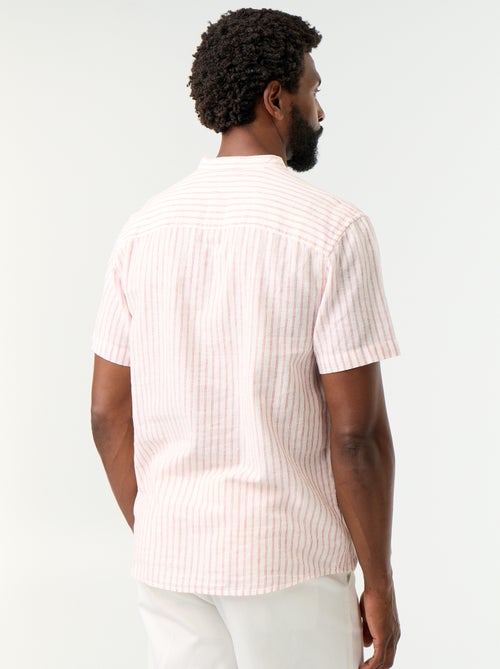 Chemise à rayures à manches courtes - Kiabi Chemise à rayures à manches courtes - Kiabi