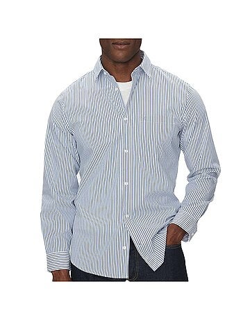 Chemise à rayures homme calvin klein jeans