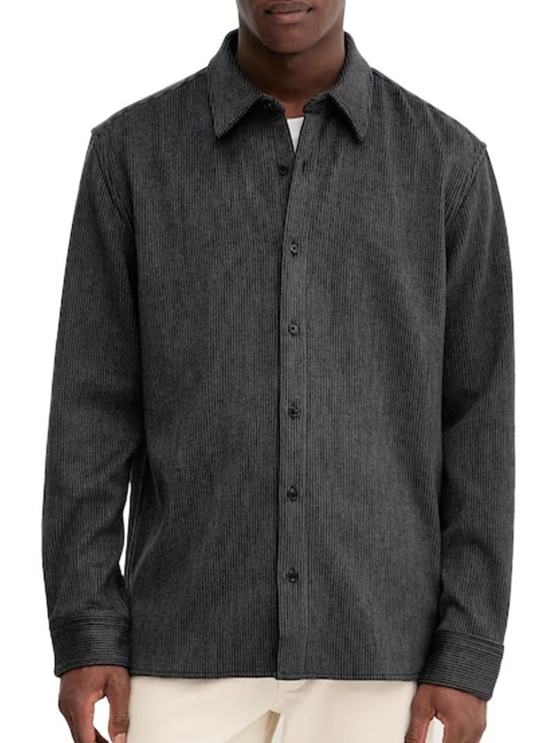 Chemise à Rayures Homme Calvin Klein Jeans Corduroy Bleu - Kiabi