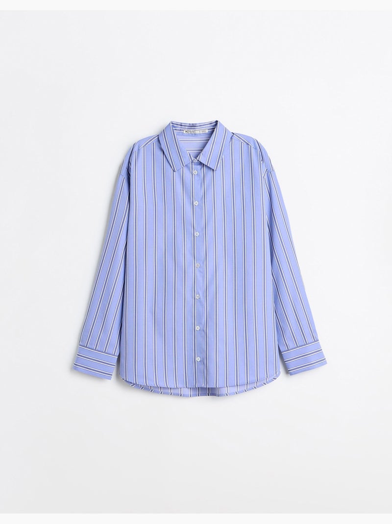 Chemise à rayures, mo fashion Bleu - Kiabi