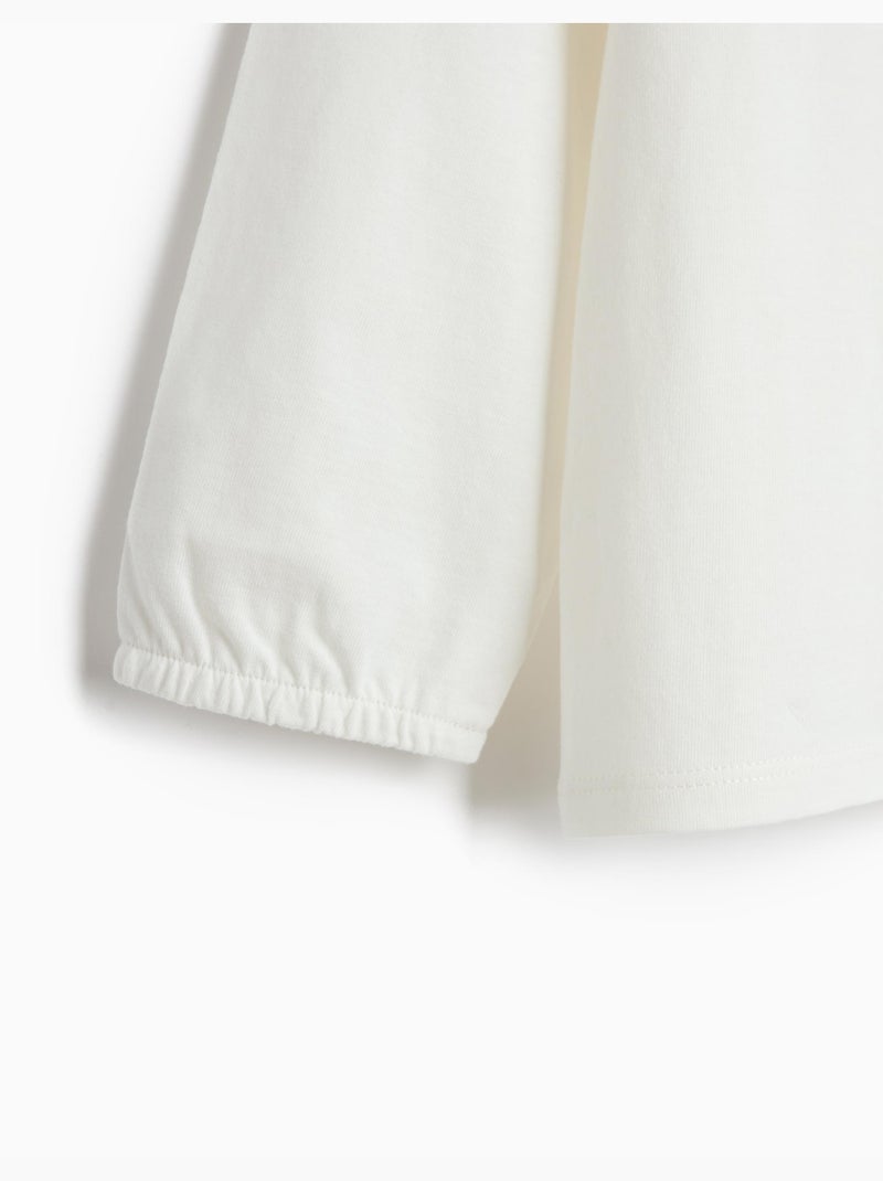 Chemise à volant, MO Fashion Blanc - Kiabi