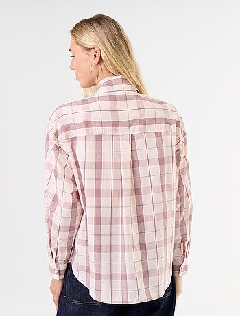 Chemise ample à manches longues et col lavallière