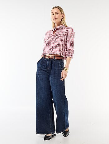 Chemise avec broderies all over