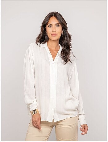 Chemise avec fil lurex odaya