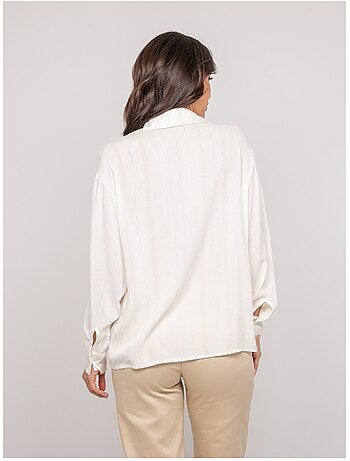 Chemise avec fil lurex odaya