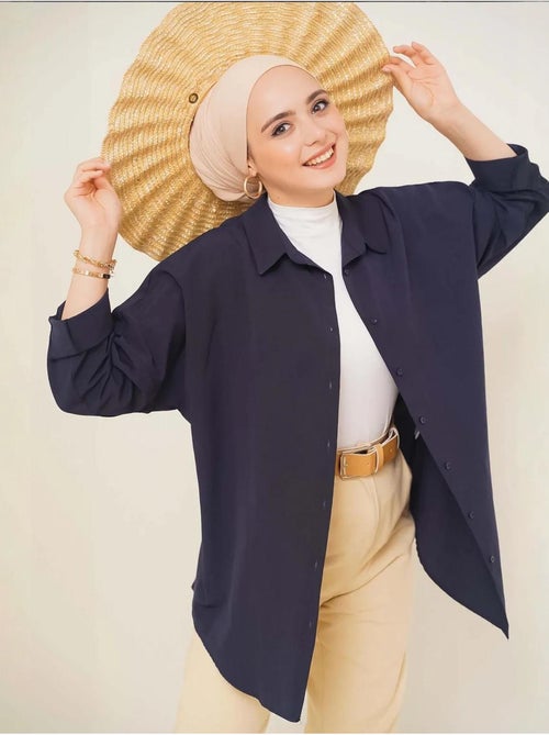 Chemise basique oversize bdart - Kiabi Chemise basique oversize bdart - Kiabi