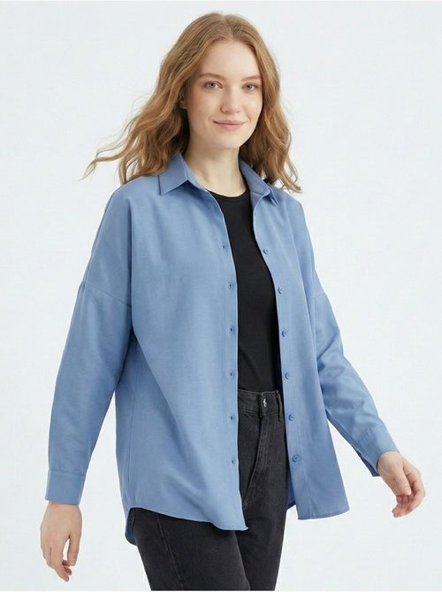 Chemise basique oversize bdart - Kiabi Chemise basique oversize bdart - Kiabi