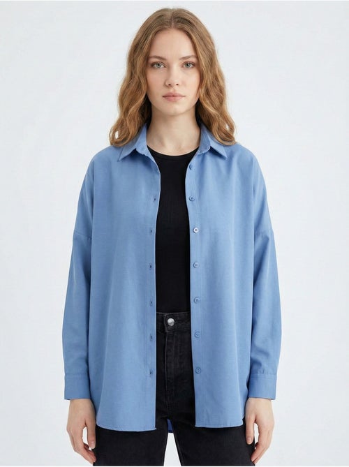 Chemise basique oversize bdart - Kiabi Chemise basique oversize bdart - Kiabi