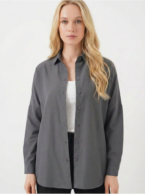 Chemise basique oversize bdart - Kiabi Chemise basique oversize bdart - Kiabi