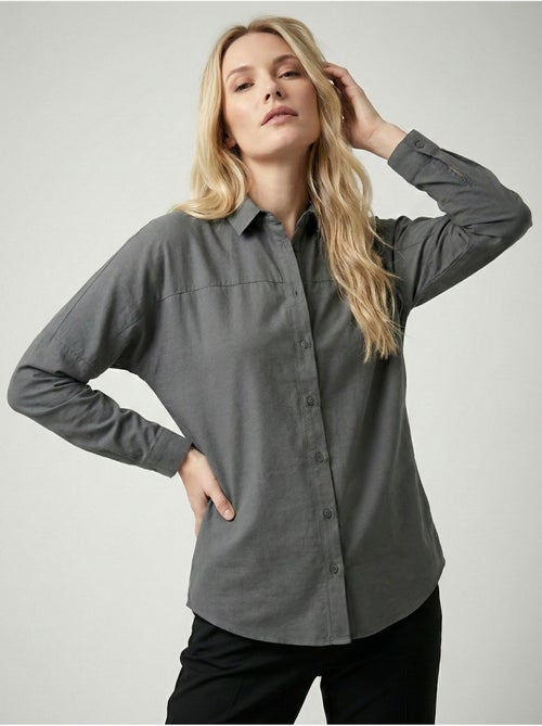 Chemise basique oversize bdart - Kiabi Chemise basique oversize bdart - Kiabi