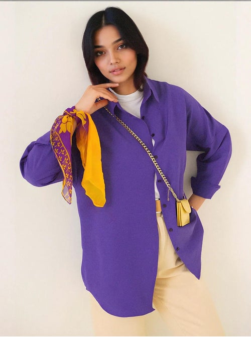 Chemise basique oversize bdart - Kiabi Chemise basique oversize bdart - Kiabi