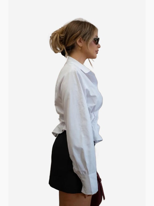 Chemise blanche à boutons valletta hiccup - Kiabi Chemise blanche à boutons valletta hiccup - Kiabi