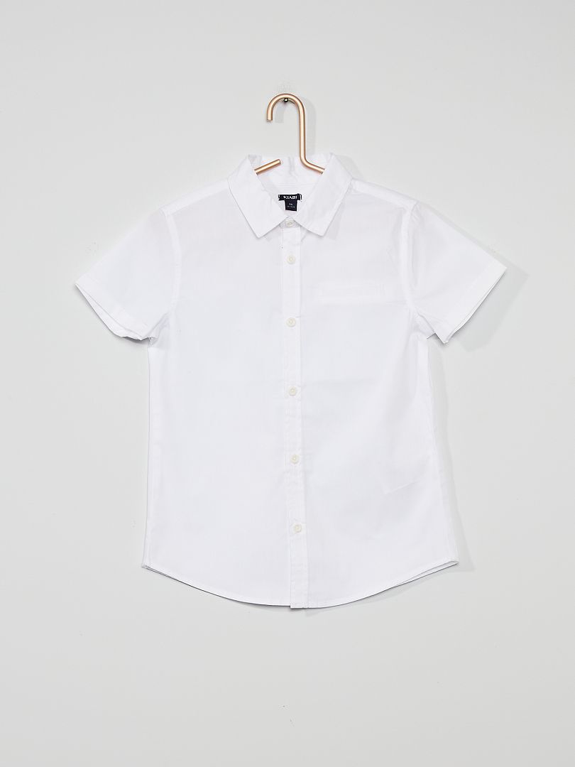 Chemise blanche blanc - Kiabi