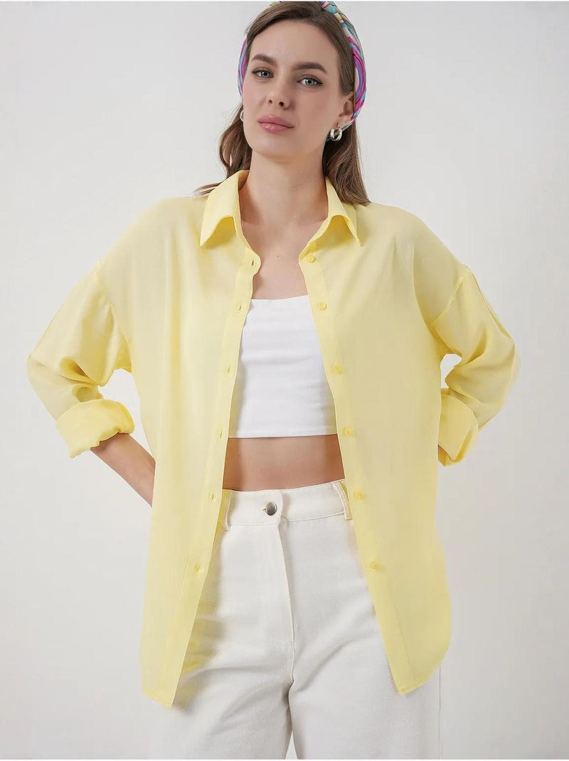 Chemise boutonnée à col de chemise bdart Ambre - Kiabi