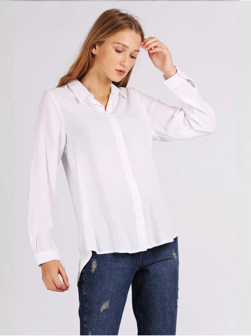Chemise boutonnée à col de chemise bdart - Kiabi Chemise boutonnée à col de chemise bdart - Kiabi