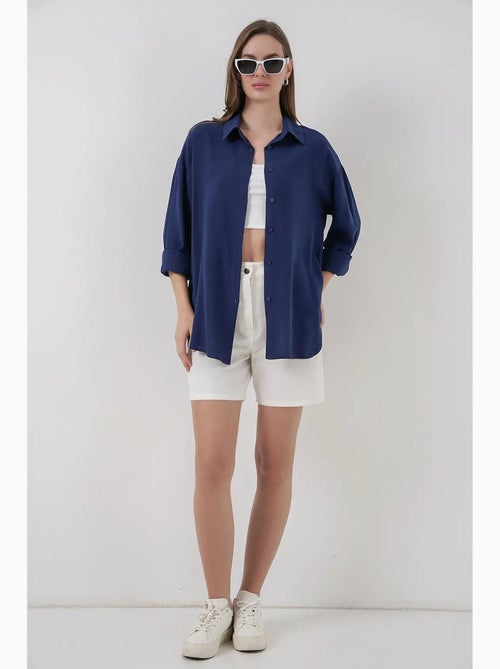 Chemise boutonnée à col de chemise bdart - Kiabi