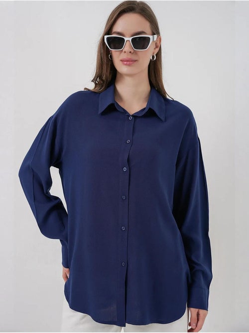 Chemise boutonnée à col de chemise bdart - Kiabi